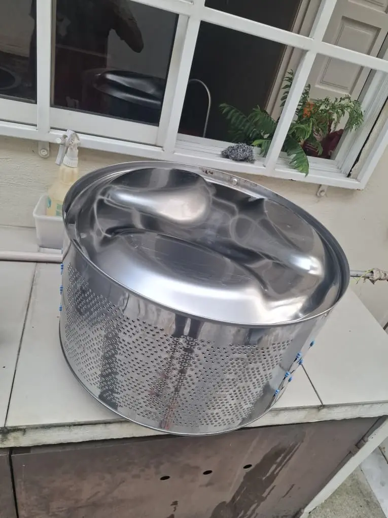 Washing machine drum inspection