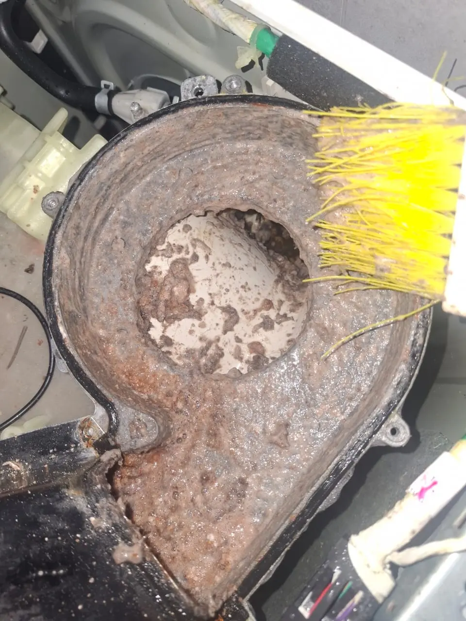 Corroded appliance component inspection