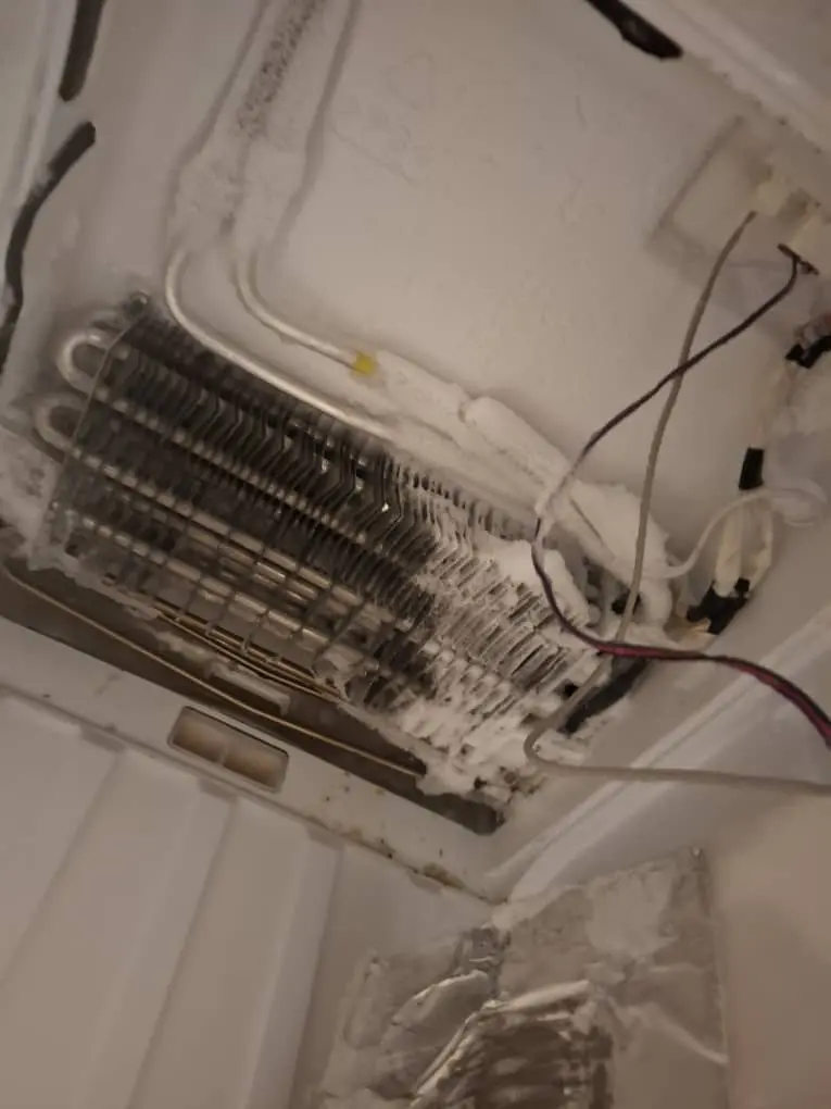 Chiller cooling coil service work